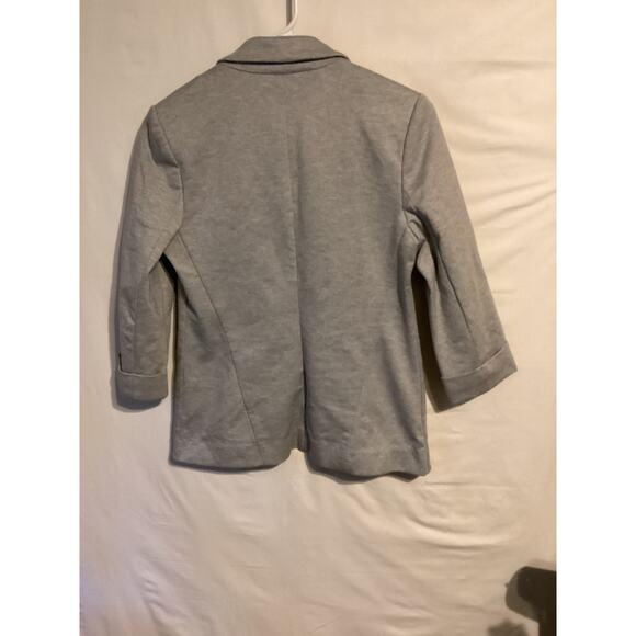 2166 Lauren Conrad Womens Gray Blazer Heather Gray Size 4 - Picture 2 of 2